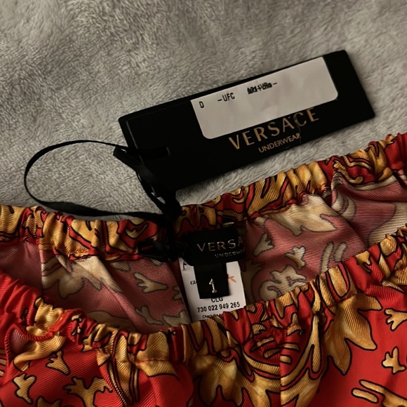 NWT 100% Silk Italian Versace Underwear Briefs - Picture 2 of 7